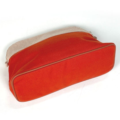 Hermes Bo Tall Pouch MM Canvas Red — view 2