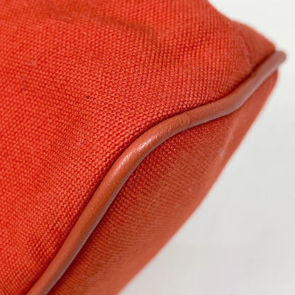 Hermes Bo Tall Pouch MM Canvas Red — view 3