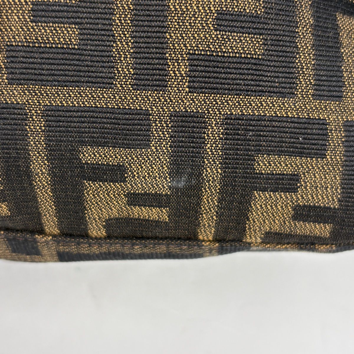 Fendi Zucca Pattern Shoulder Bag Canvas Brown — view 4