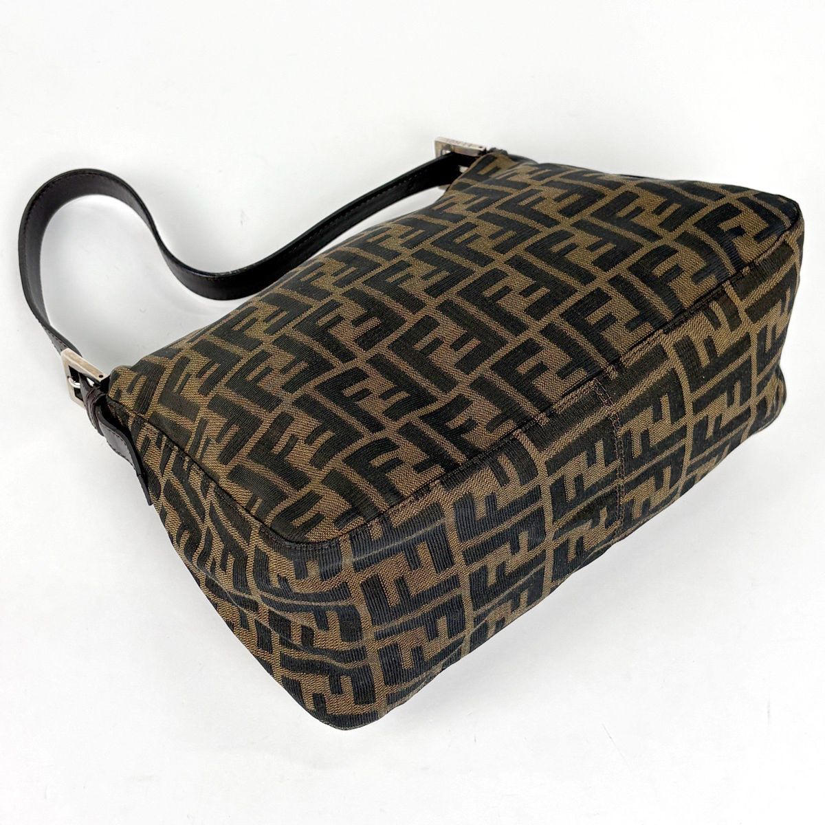 Fendi Zucca Pattern Shoulder Bag Canvas Brown — view 2