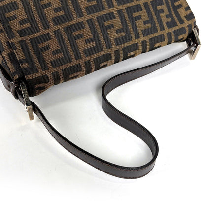 Fendi Zucca Pattern Shoulder Bag Canvas Brown — view 8