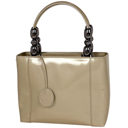 Dior Maris Pearl Handbag Leather Beige