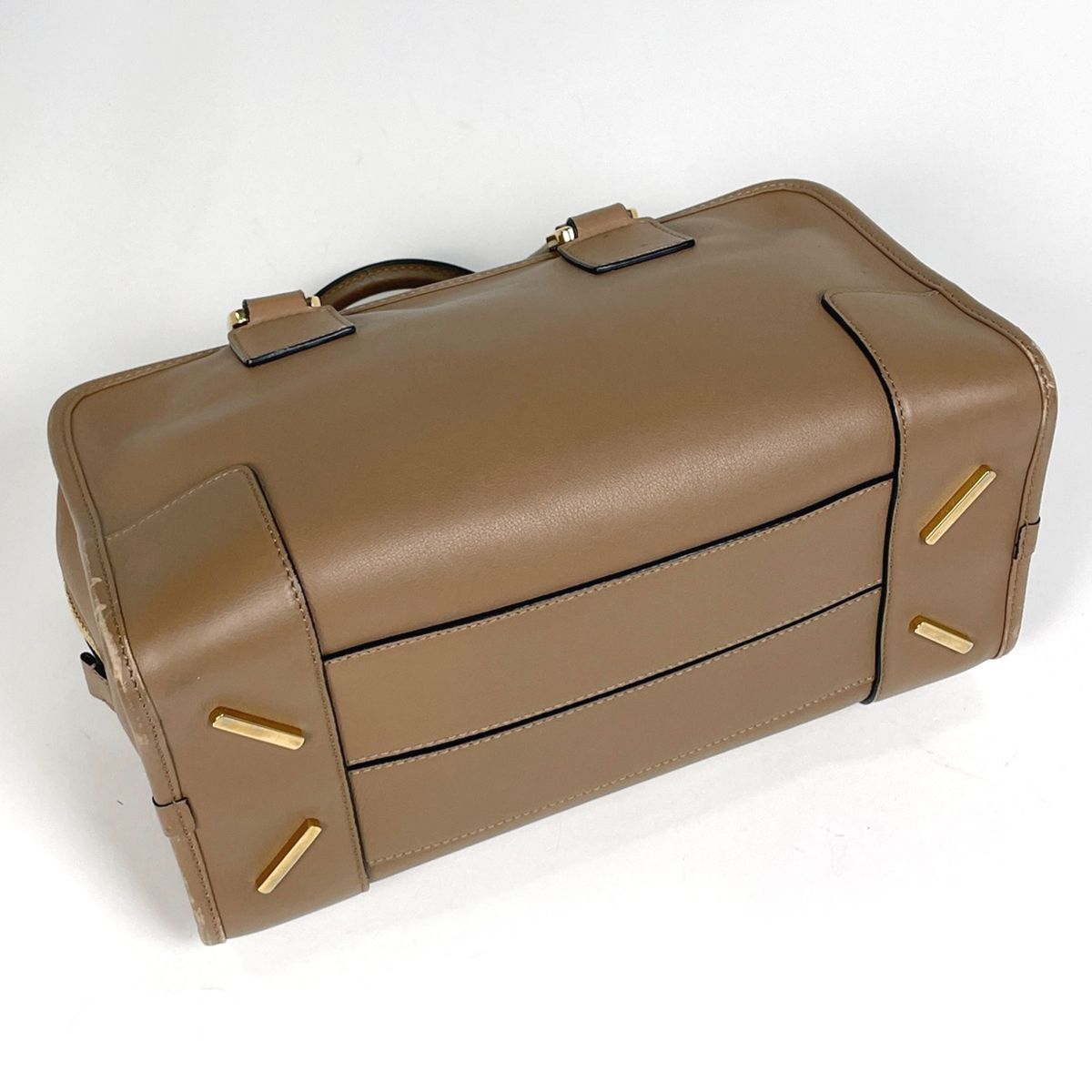 Loewe Amazona 28 Handbag Leather Brown — view 2