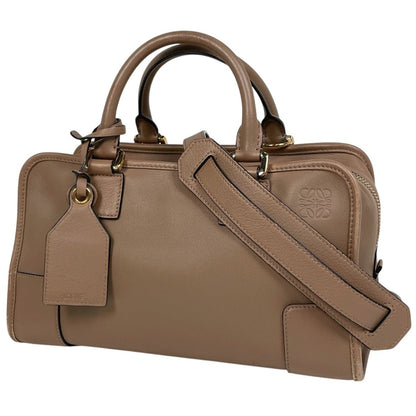 Loewe Amazona 28 Handbag Leather Brown