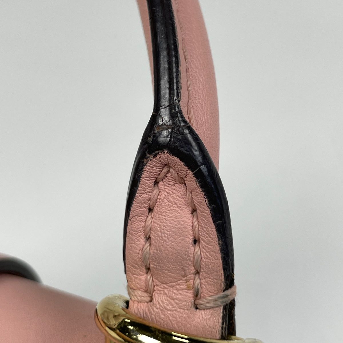 Louis Vuitton Locky BB 2-Way Handbag Monogram Brown Rose Poodle — view 6