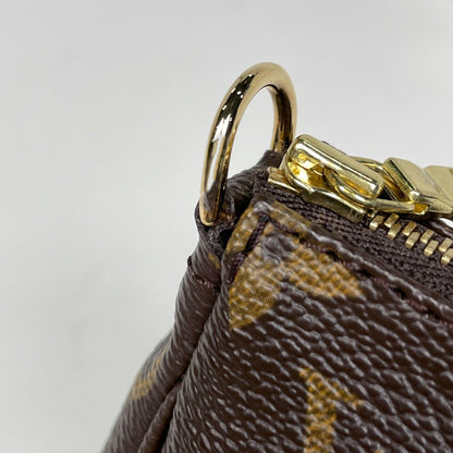 Louis Vuitton Pochette Makeup Cosmetics Pouch Monogram Brown — view 4