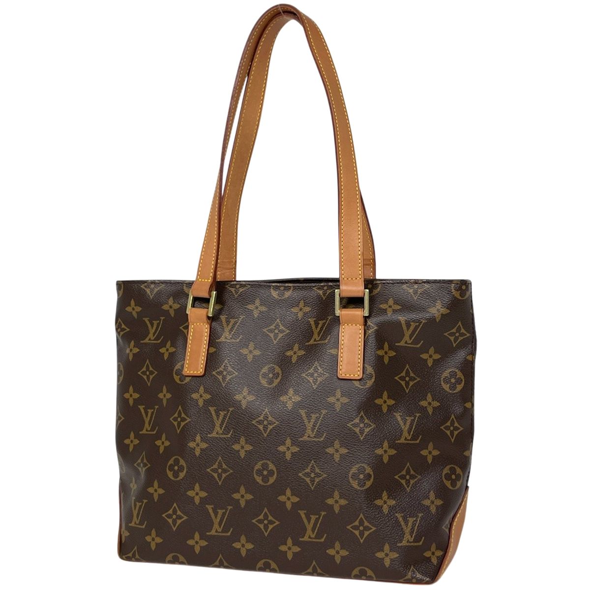 Louis Vuitton Cabas Piano Shoulder Bag Tote Monogram Brown