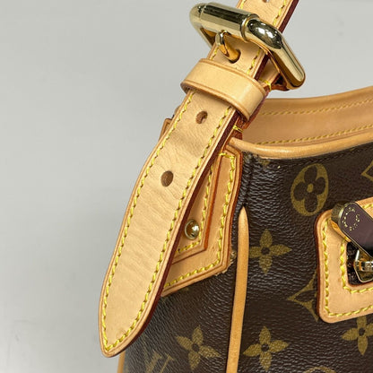 Louis Vuitton Hudson GM Shoulder Bag Monogram Brown — view 6