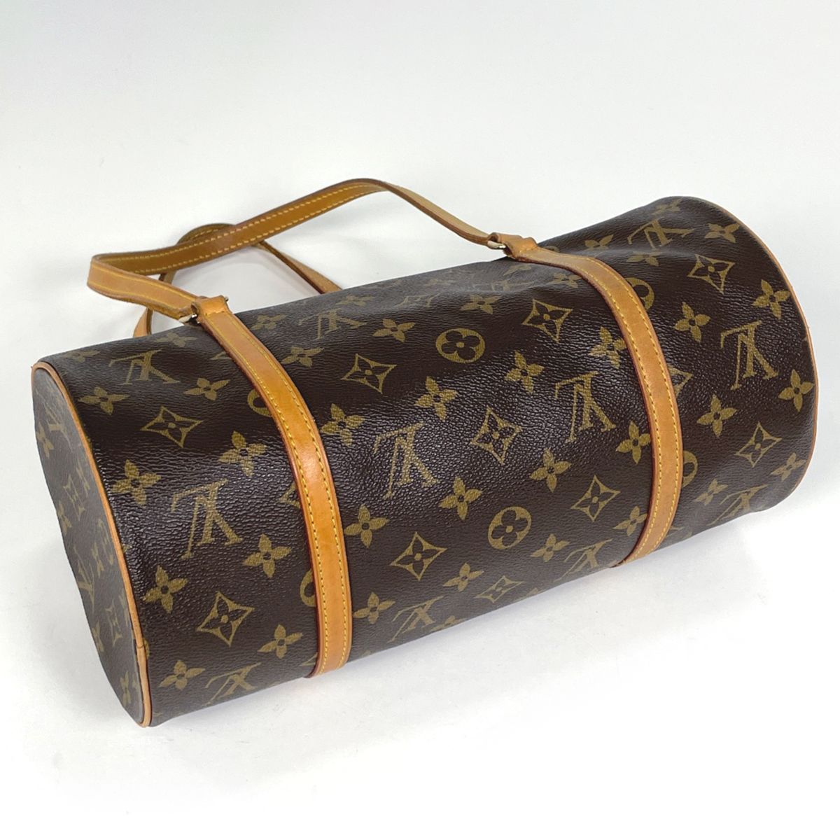 Louis Vuitton Papillon 30 Handbag Monogram Brown — view 2