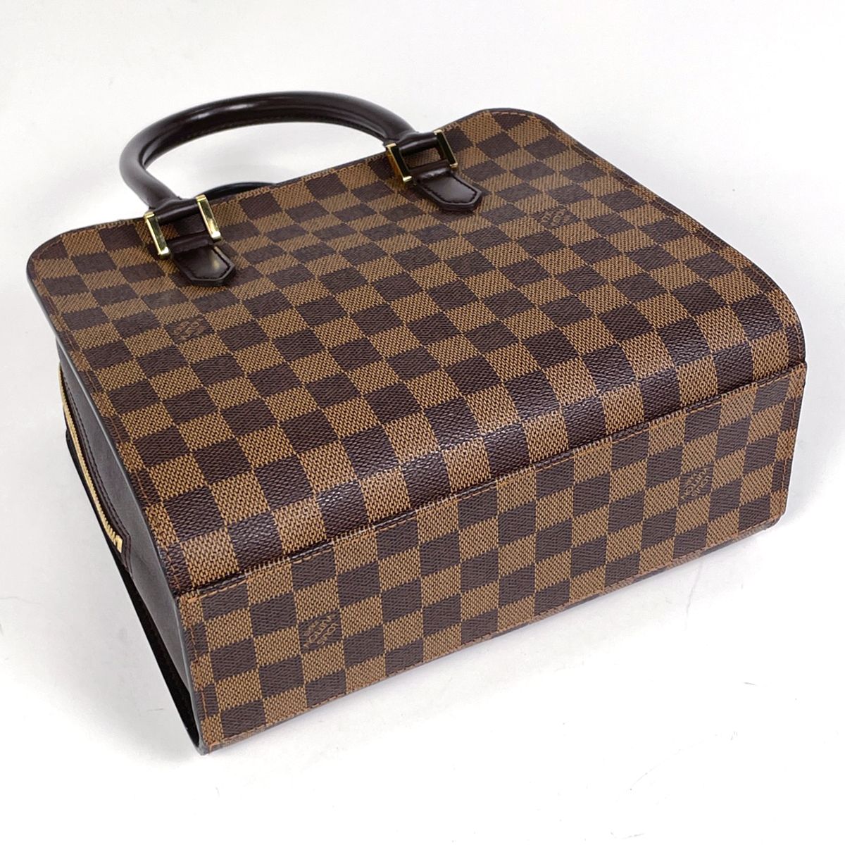 Louis Vuitton Triana Handbag Damier Brown — view 2