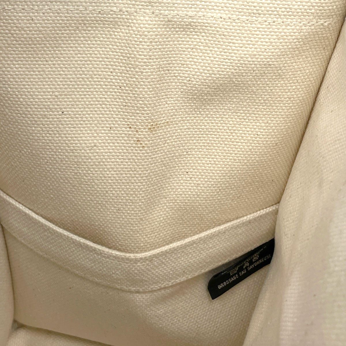 Hermes Bora PM Tote Canvas White Black — view 6