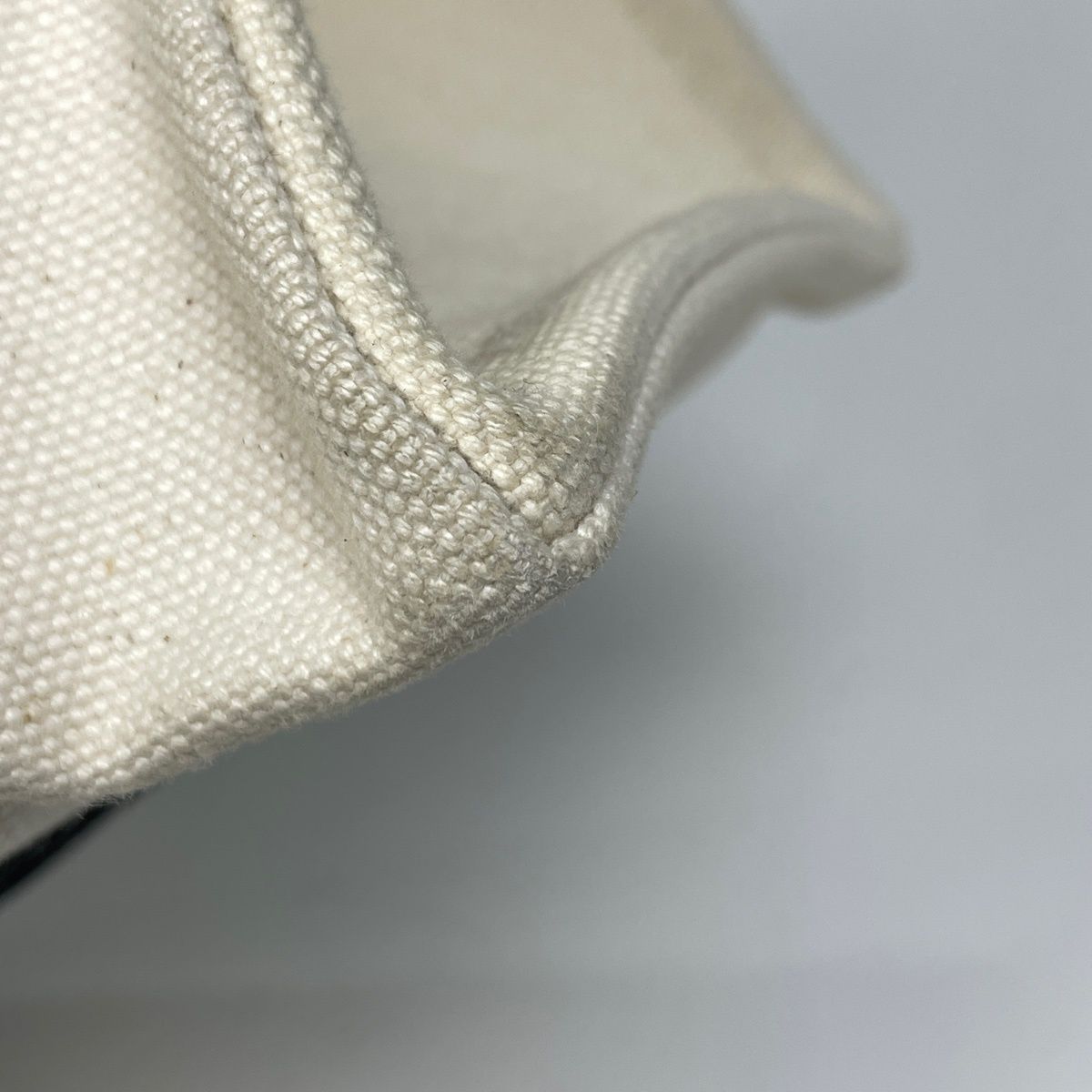 Hermes Bora PM Tote Canvas White Black — view 3