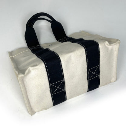 Hermes Bora PM Tote Canvas White Black — view 2