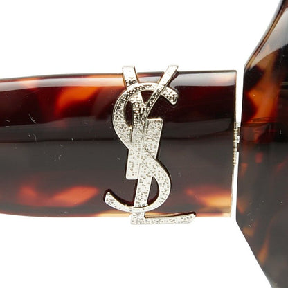 Saint Laurent YSL Logo Sunglasses SL M1 007 Brown Acetate 1- Eyewear