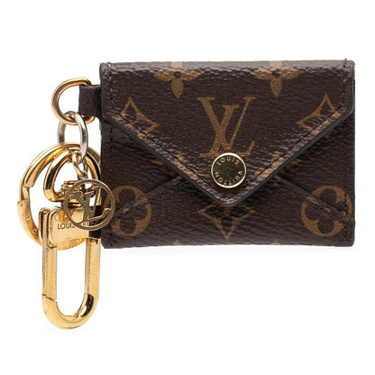 Louis Vuitton Monogram Porte Cles Kirigami Bag Charm Key Holder Brown Gold
