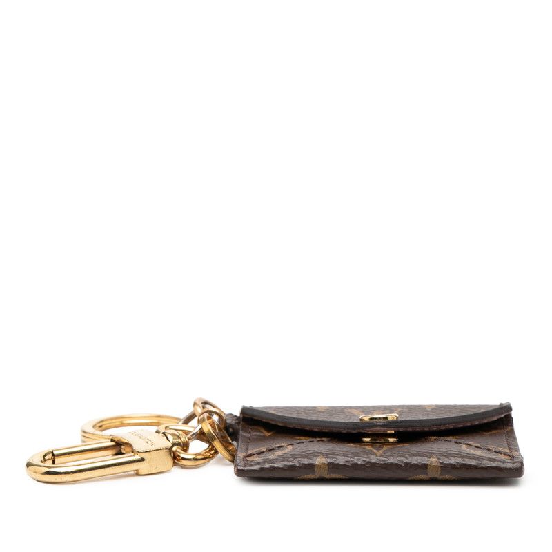 Louis Vuitton Monogram Porte Cles Kirigami Bag Charm Key Holder Brown Gold