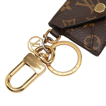 Louis Vuitton Monogram Porte Cles Kirigami Bag Charm Key Holder Brown Gold
