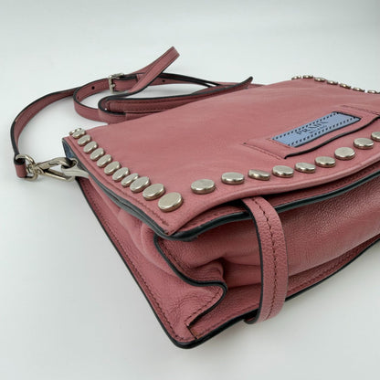 Prada Shoulder Bag Pink Leather Vintage