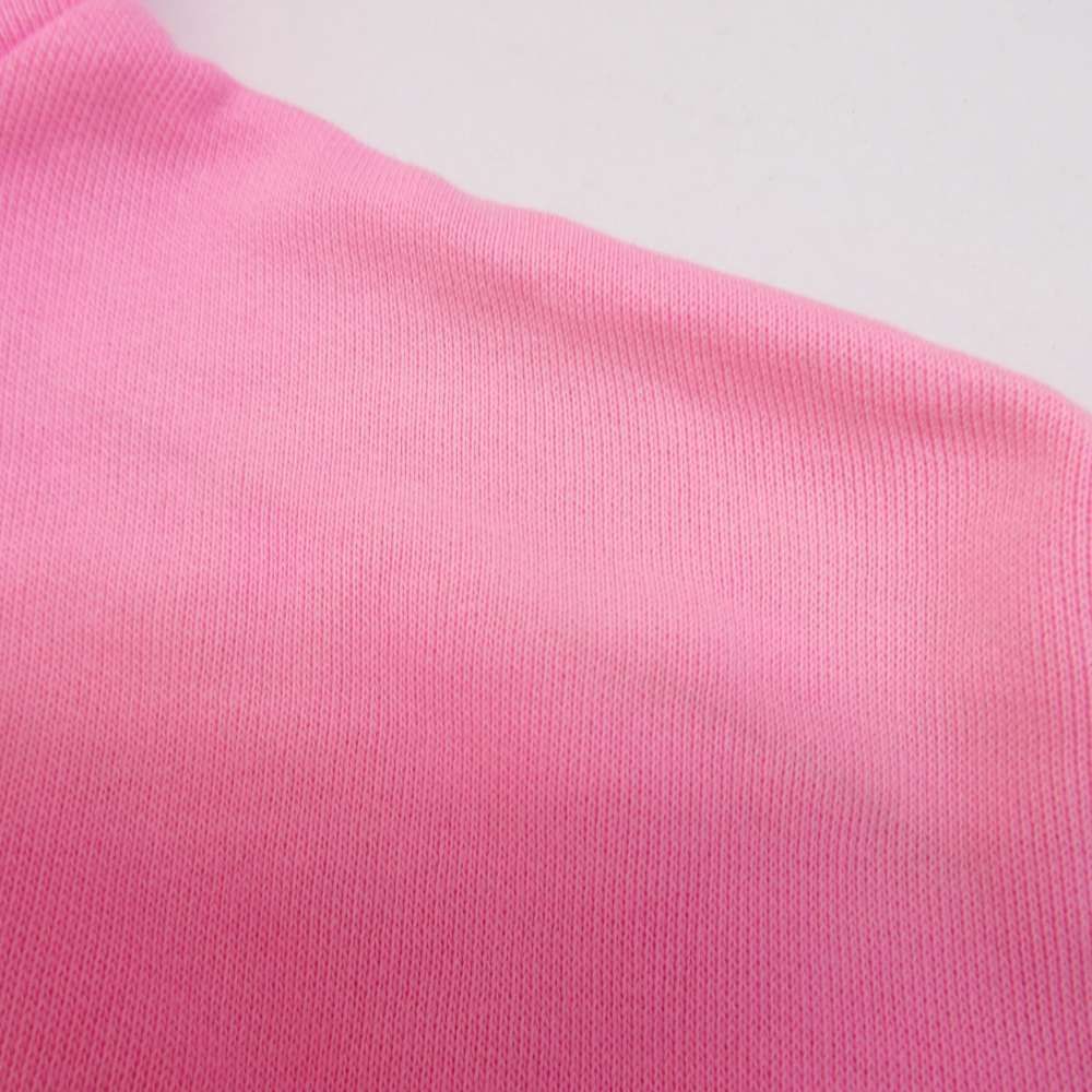 Balenciaga Campaign Logo Hoodie Print Pullover Sweatshirt XS Pink — view 8