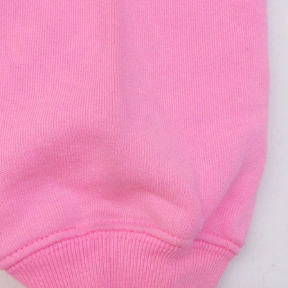 Balenciaga Campaign Logo Hoodie Print Pullover Sweatshirt XS Pink — view 9