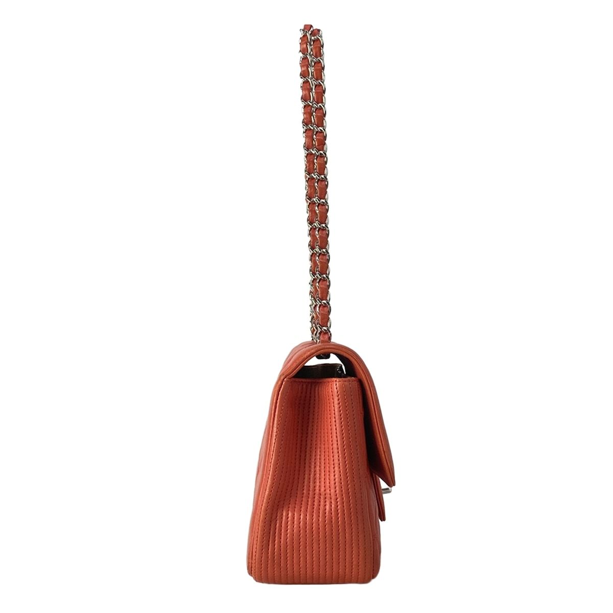 Chanel Shoulder Bag Single Flap Quilted Pink Lambskin — view 2