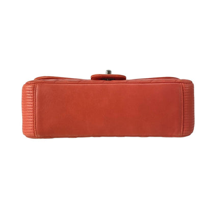 Chanel Shoulder Bag Single Flap Quilted Pink Lambskin — view 5