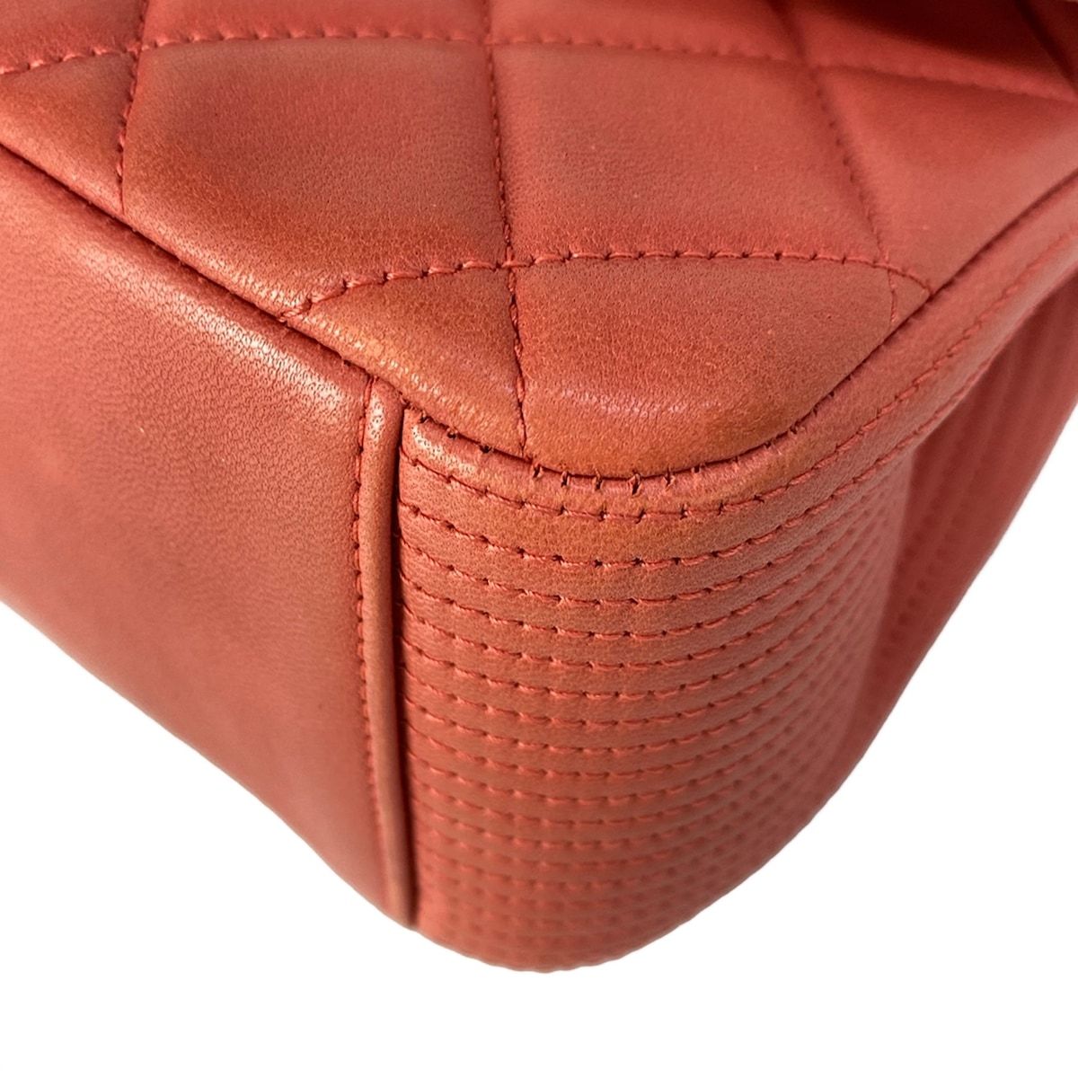 Chanel Shoulder Bag Single Flap Quilted Pink Lambskin — view 7