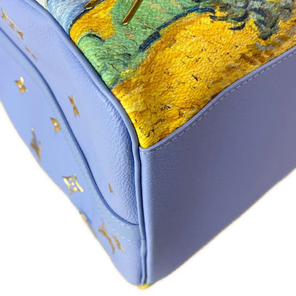 Louis Vuitton Boston Bag Masters Collection Keepall Bandouliere 50 Light Blue — view 8
