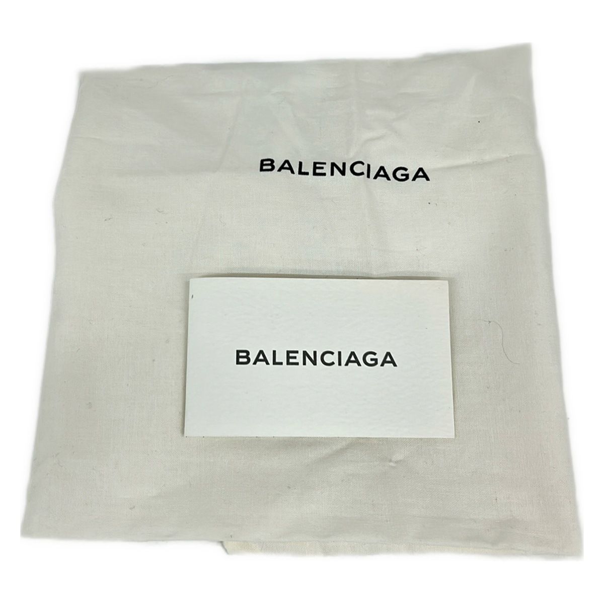 Balenciaga Shoulder Bag Navy Pochette Ivory Black Strap Removable Leather — view 8