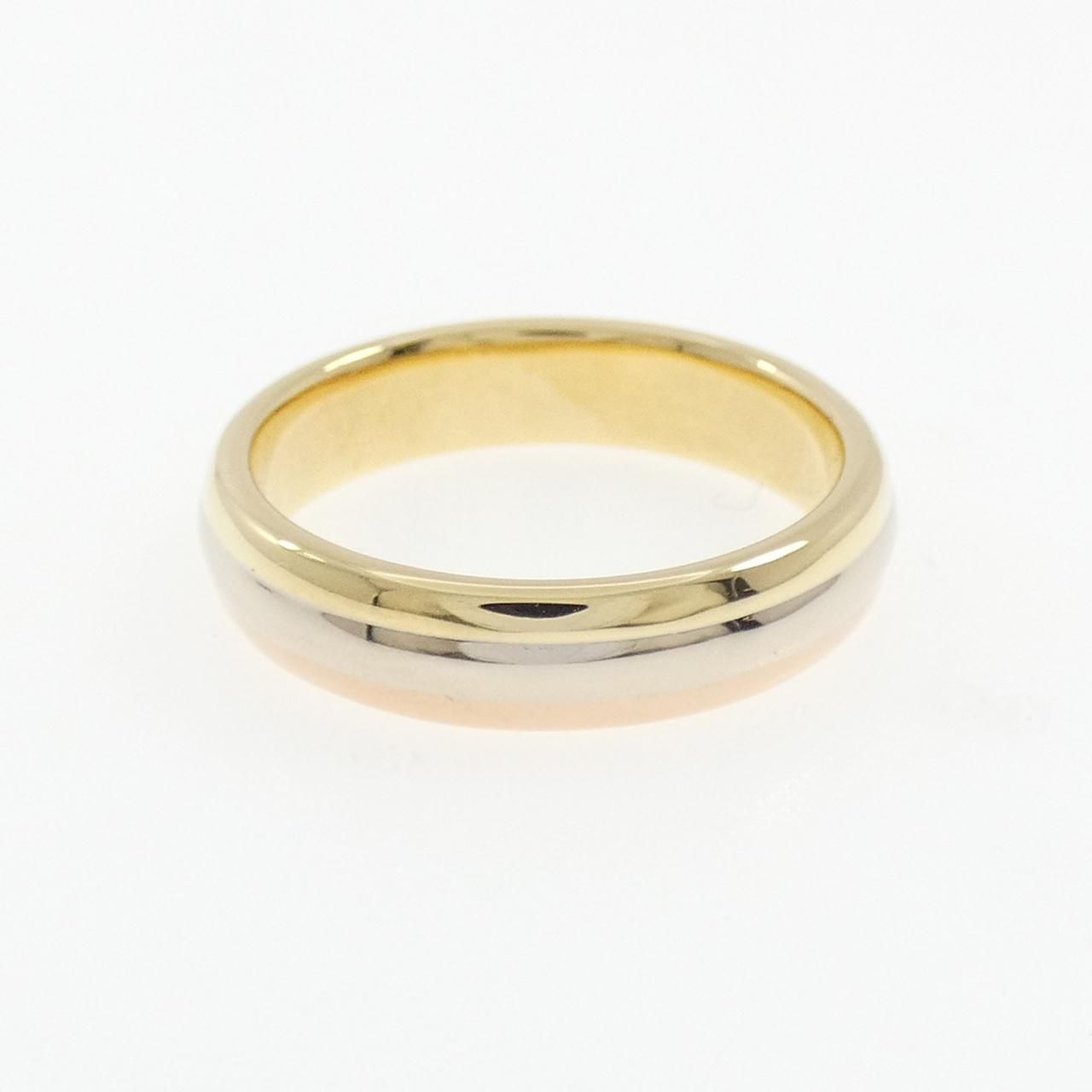 Cartier Three Color Wedding Ring — view 2