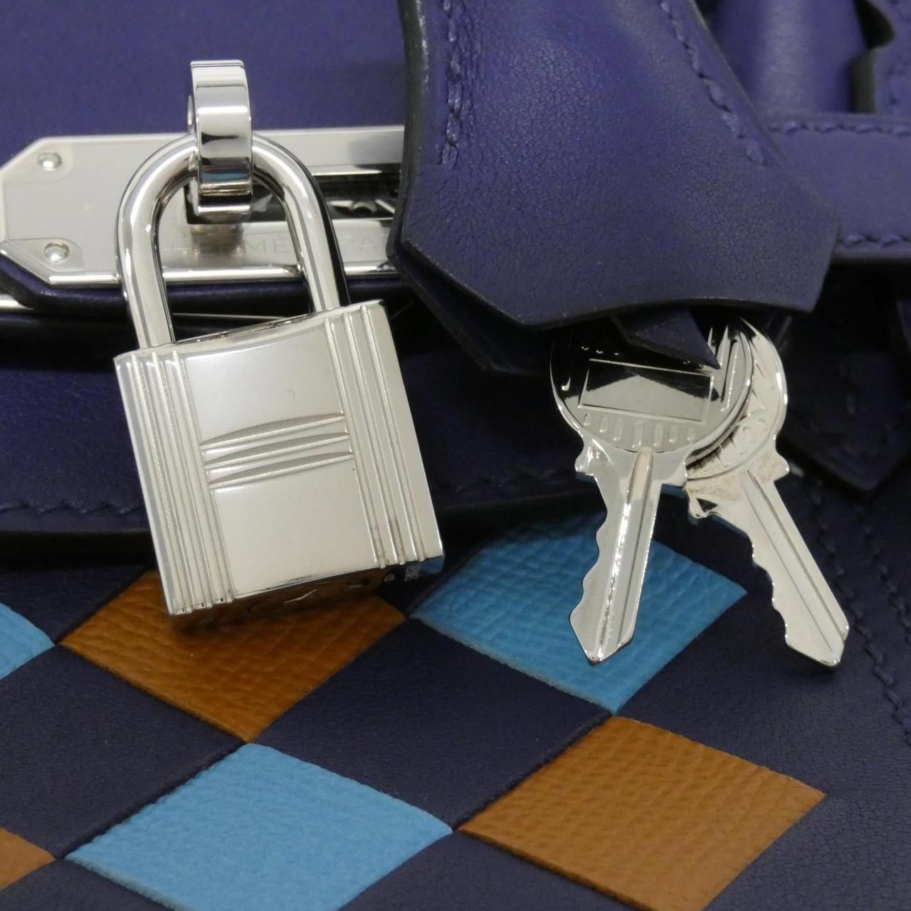 Hermes Birkin Tresage Cuir 30 cm Bag — view 6
