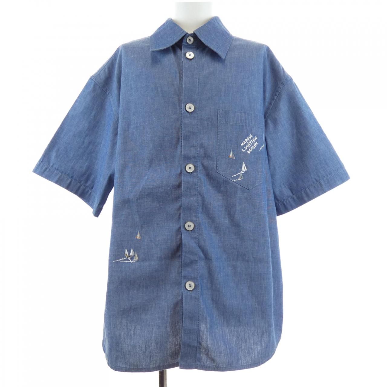 Louis Vuitton Embroidery Chambray S Shirt