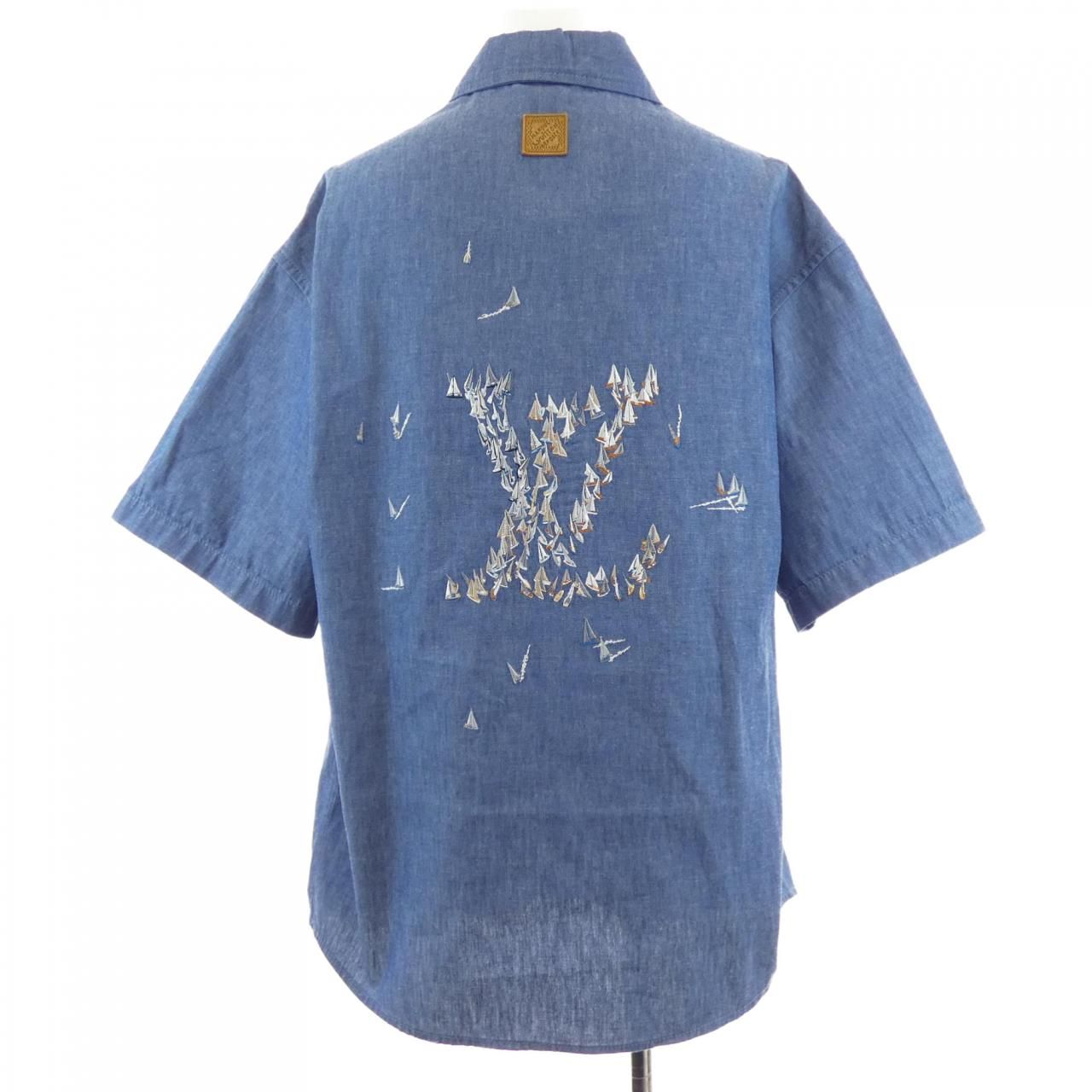 Louis Vuitton Embroidery Chambray S Shirt — view 2
