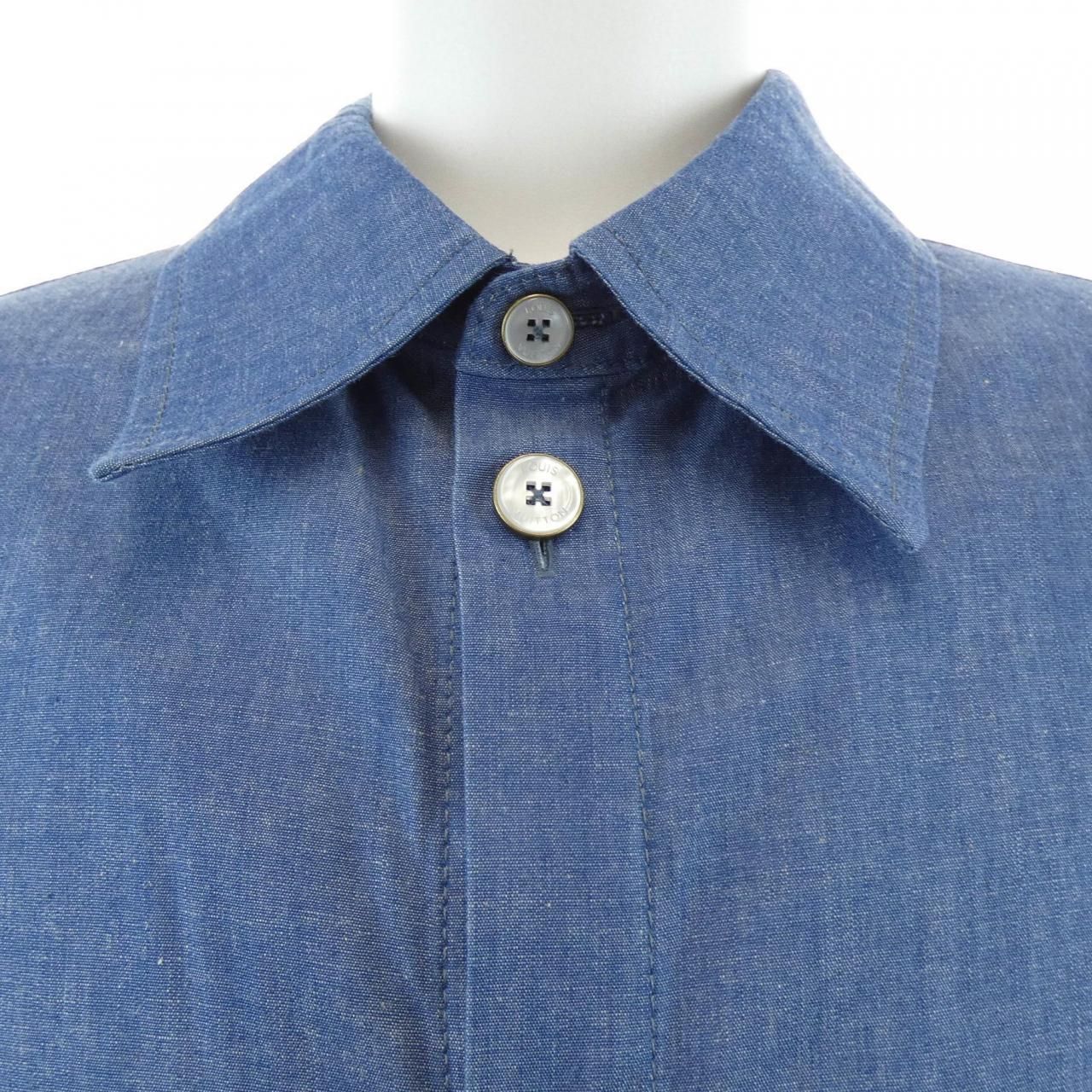 Louis Vuitton Embroidery Chambray S Shirt — view 5