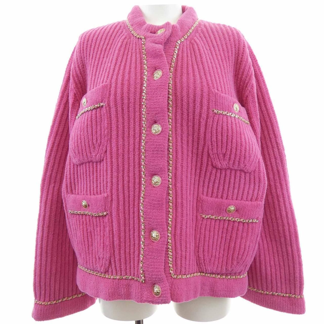 Chanel Collarless Jacket Pink