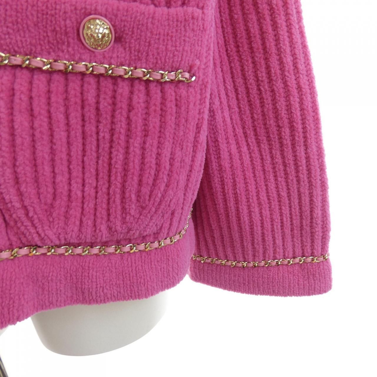 Chanel Collarless Jacket Pink — view 7