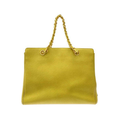 Chanel Vintage Bag Handbag Yellow — view 2