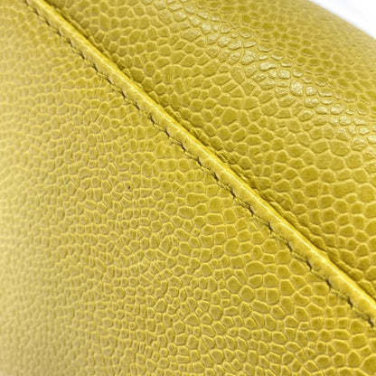 Chanel Vintage Bag Handbag Yellow — view 3