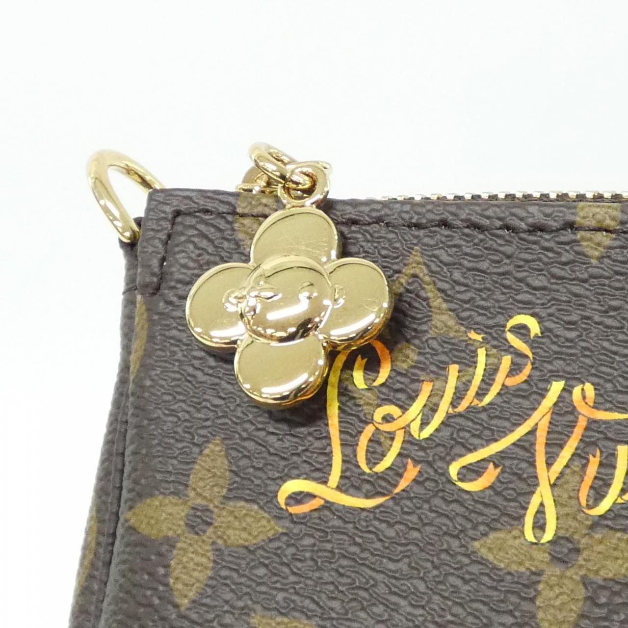 Louis Vuitton Monogram Mini Pochette Pouch — view 4