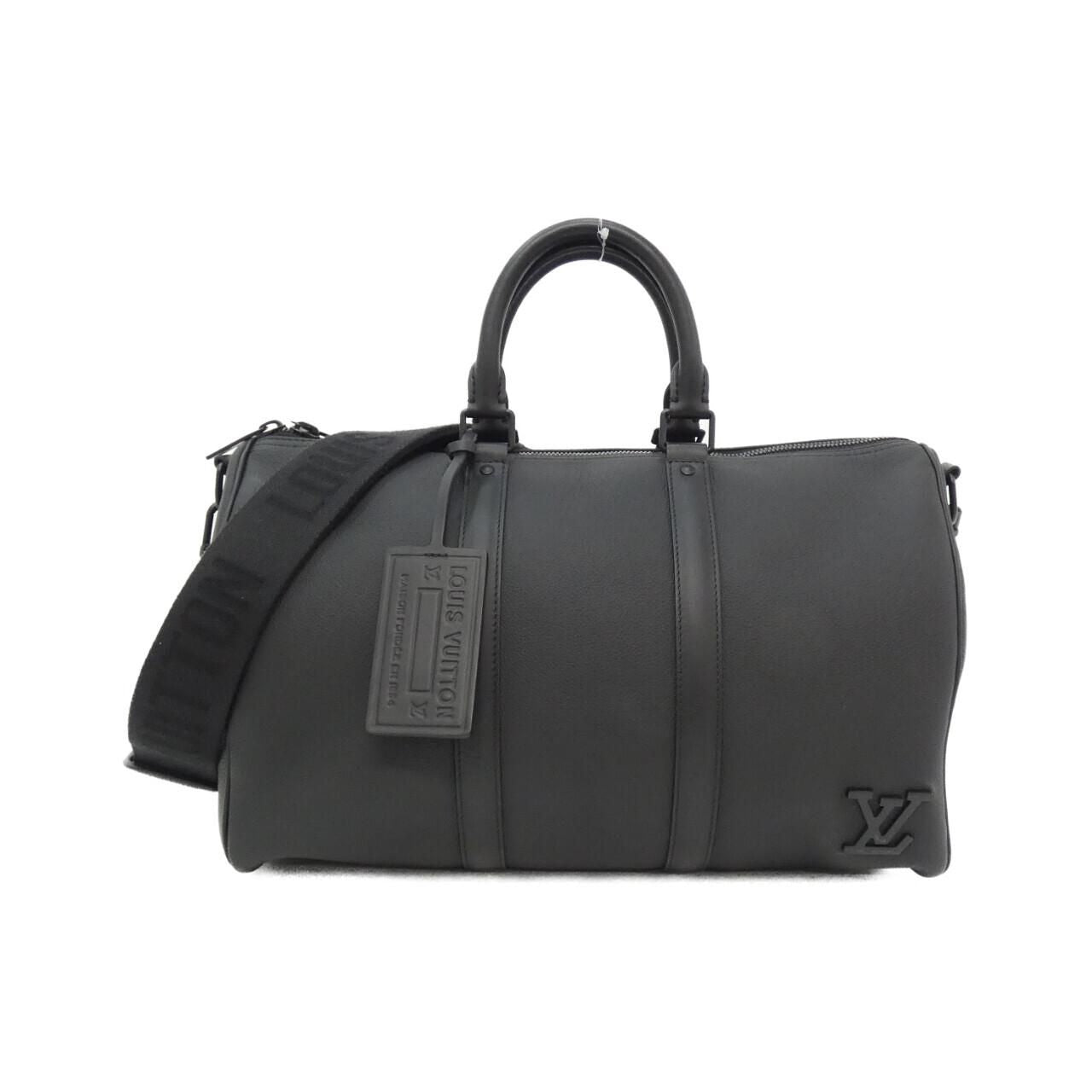 Louis Vuitton LV Aerolog Lambskin Keepall Bandouliere 40 cm Boston Bag