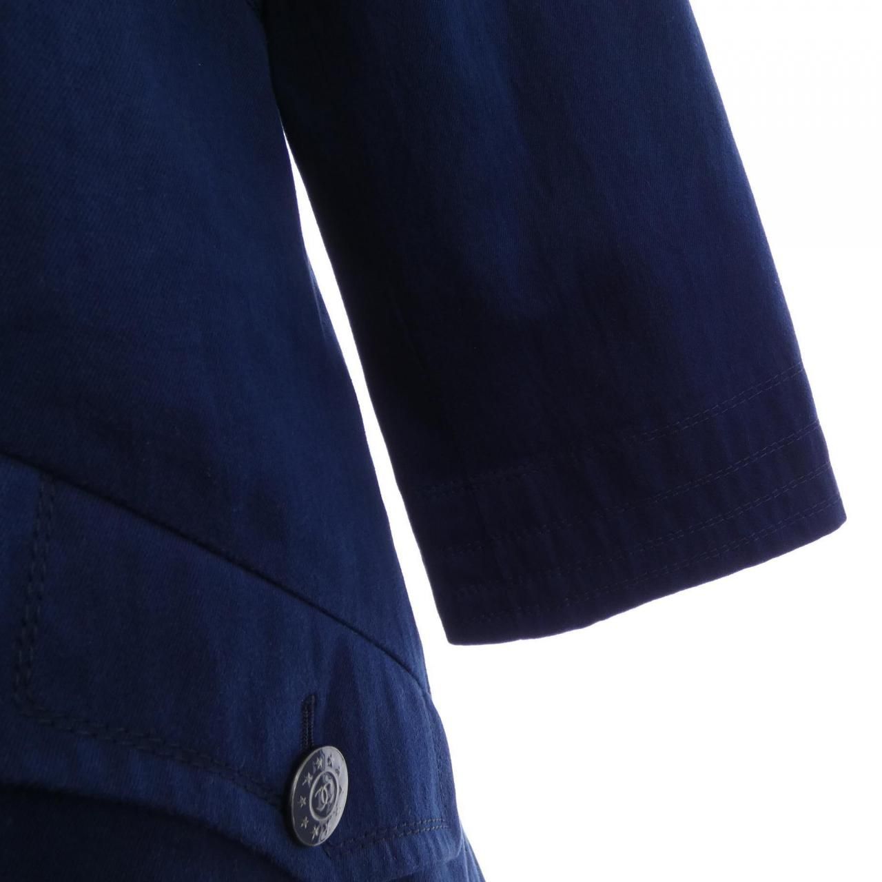 Chanel Trench Coat Blue — view 7