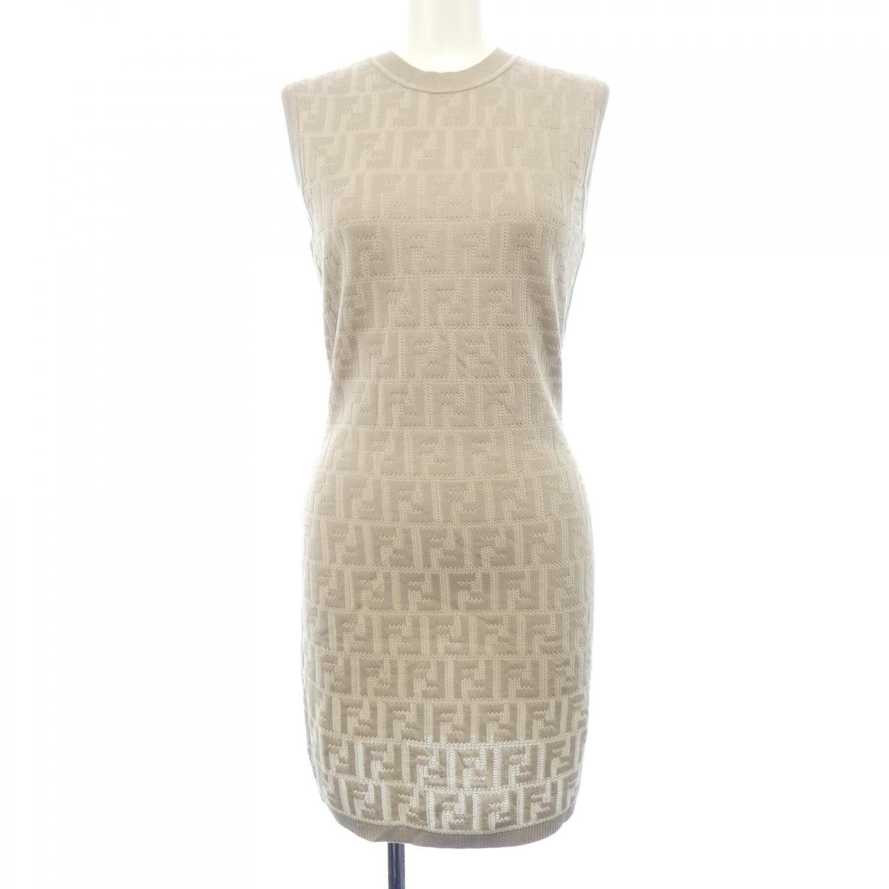 Fendi Abwq Dress Gray