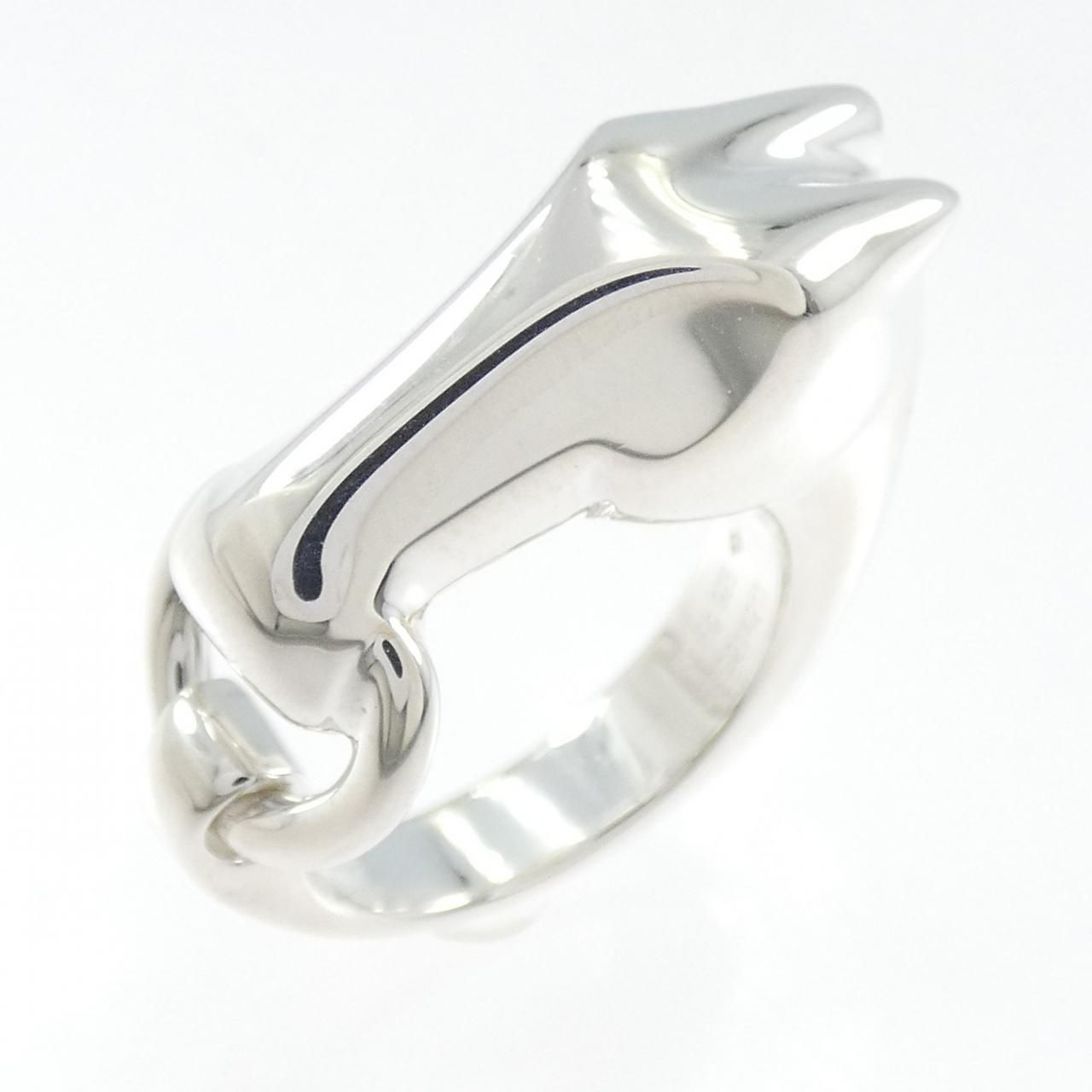Hermes Gallop Ring Silver