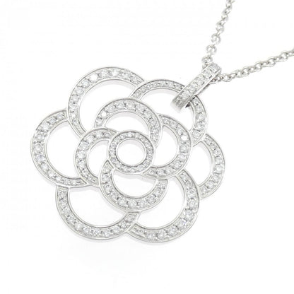 Chanel Camellia Necklace White Gold — view 3