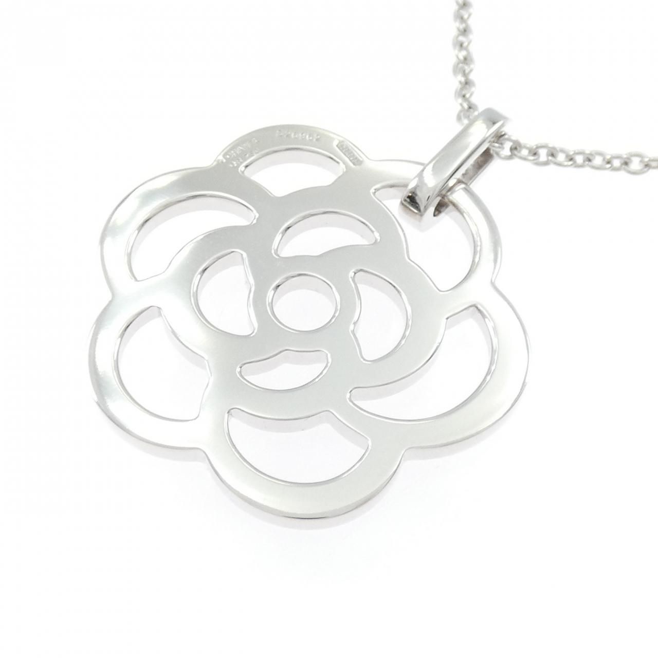 Chanel Camellia Necklace White Gold — view 4