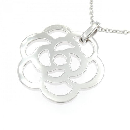 Chanel Camellia Necklace White Gold — view 4