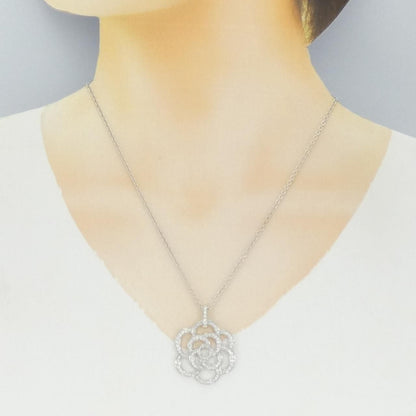 Chanel Camellia Necklace White Gold — view 6