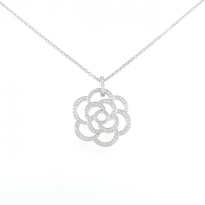 Chanel Camellia Necklace White Gold
