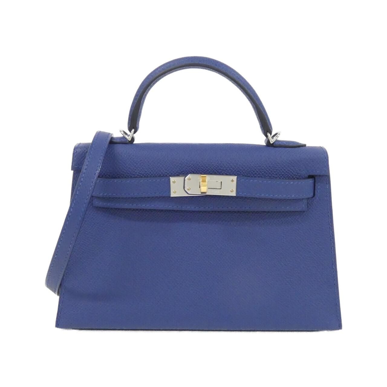 Hermes Mini Kelly 2 Electrum Lambskin Bag