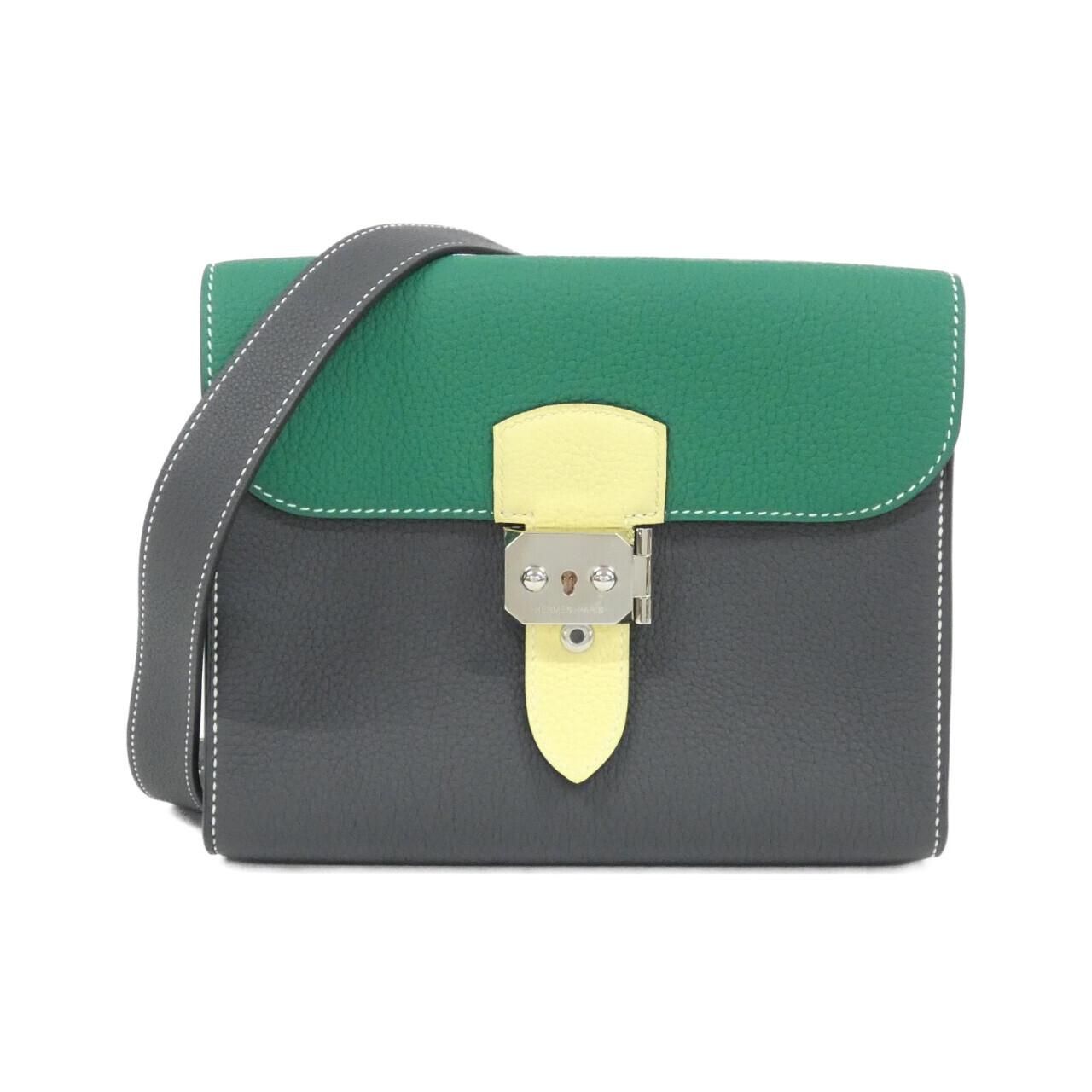 Hermes Sac a Depeche Color Block 21 cm